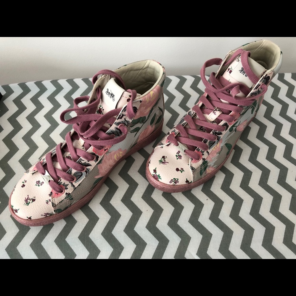 High top COACH sneakers